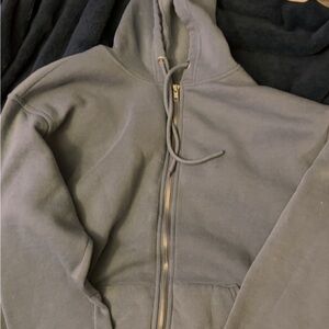 Women’s Blue Zip-Up Hoodie